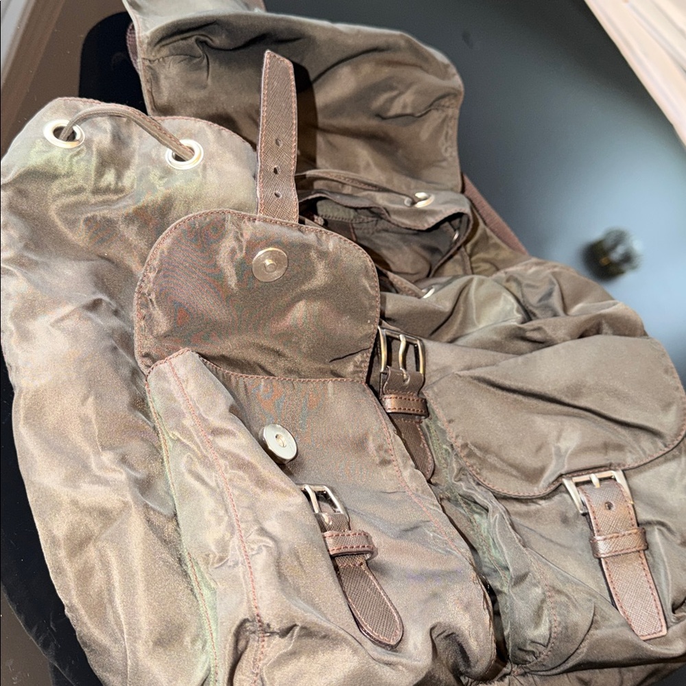 Prada Olive Green Backpack - Picture 16 of 16